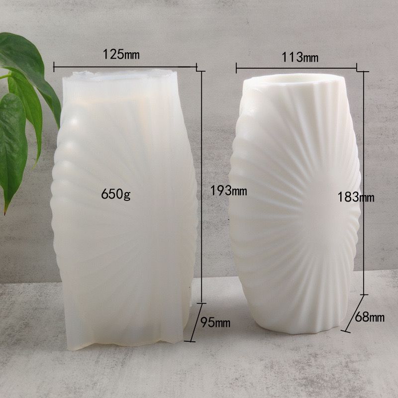 Flower Pots Shell Vase Silicones Mold