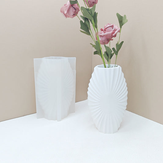 Flower Pots Shell Vase Silicones Mold