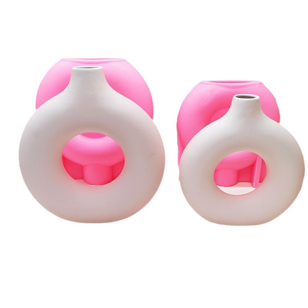 Donut Shape Vase Silicone Mold