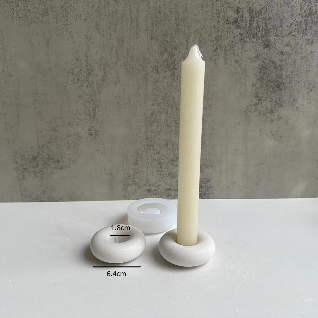 Donut Candle Holder Mold