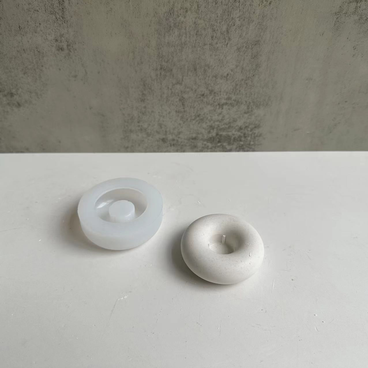 Donut Candle Holder Silicone Mold