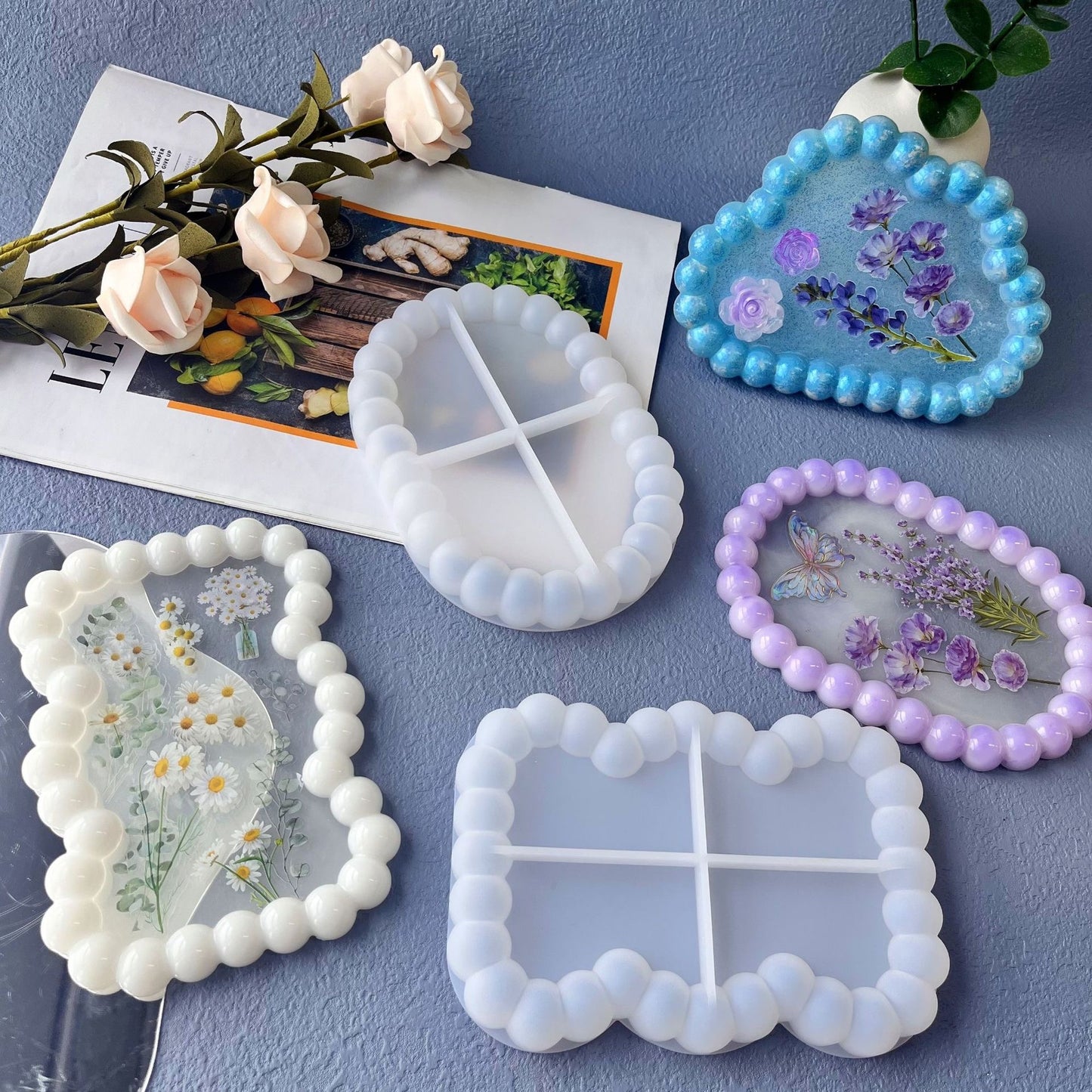 Bubble Trinket Tray Silicone Mold