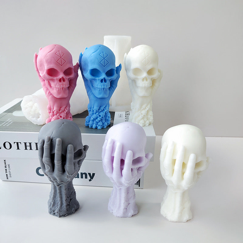Skull Candle Silicone Mold