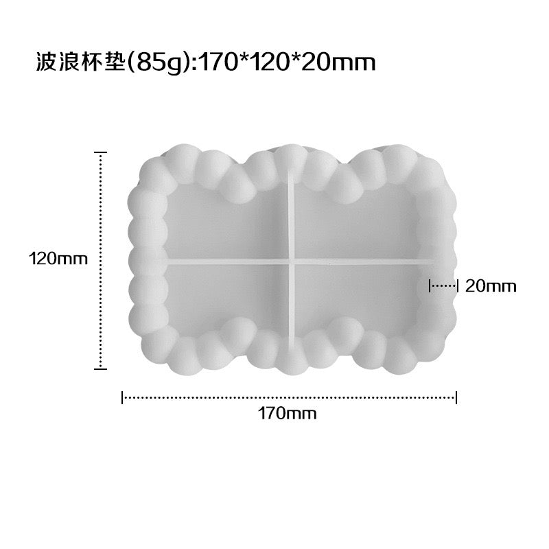 Bubble Trinket Tray Silicone Mold