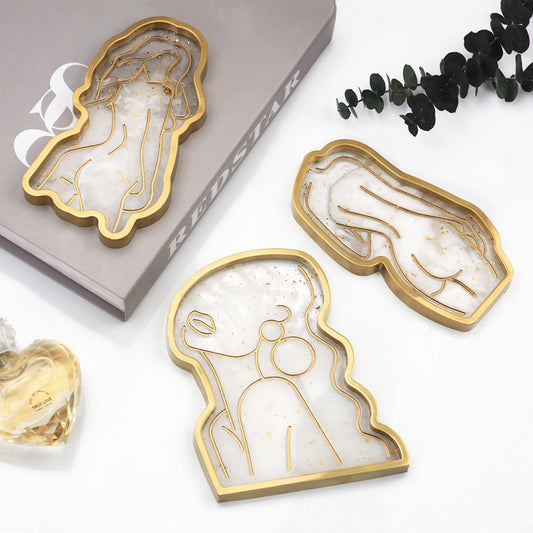Lady Body Trinket Tray Silicone Mold