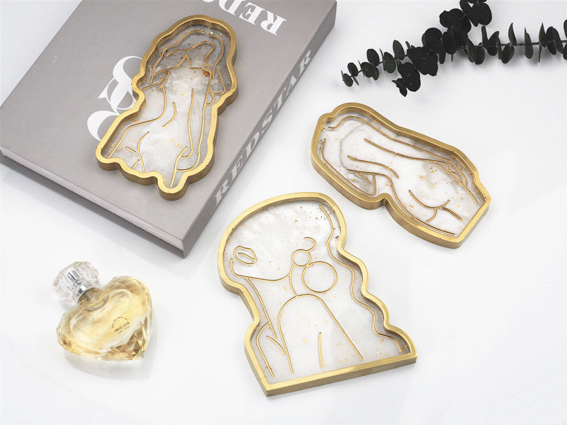 Lady Body Trinket Tray Silicone Mold