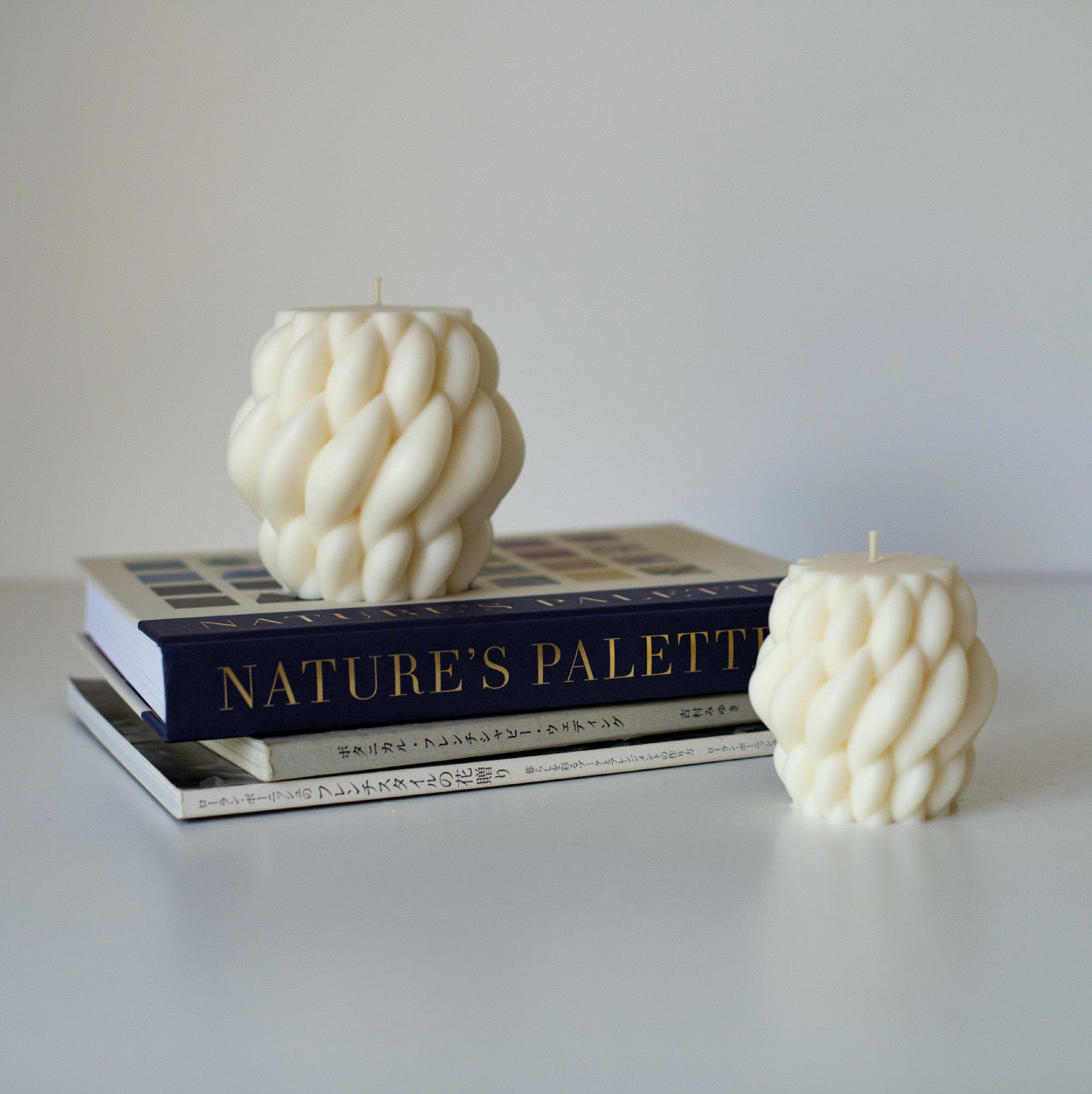 Geometric Twirl Candle Silicone Mold