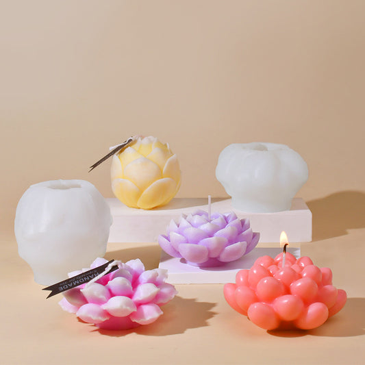 Flowers Candle Silicone Molds