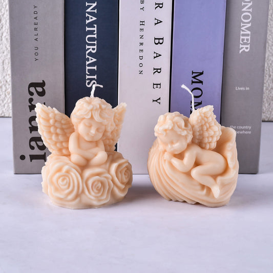 Rose Angelic Candle Silicone Mold