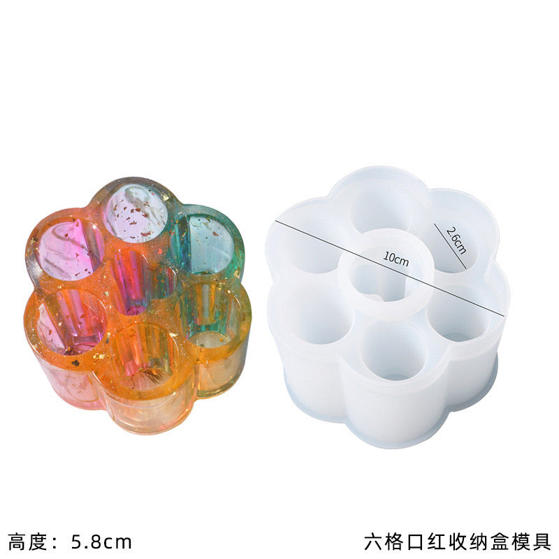Lipstick Organizer Silicone Mold