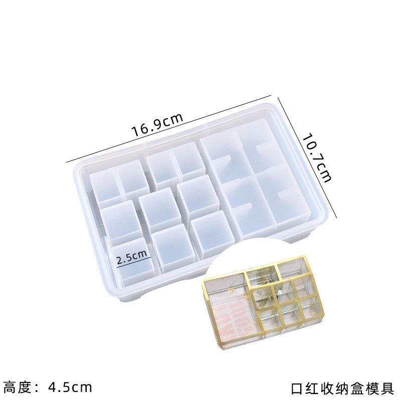 Lipstick Organizer Silicone Mold