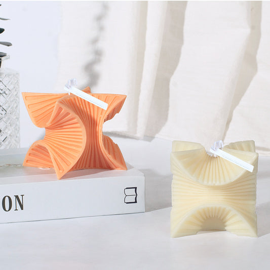 Rotating Wave Candle Silicone Mold