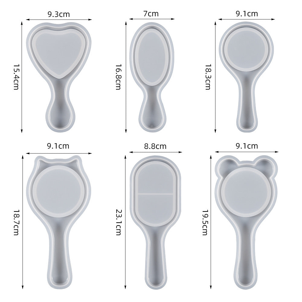 Hair Brush Silicone Mold