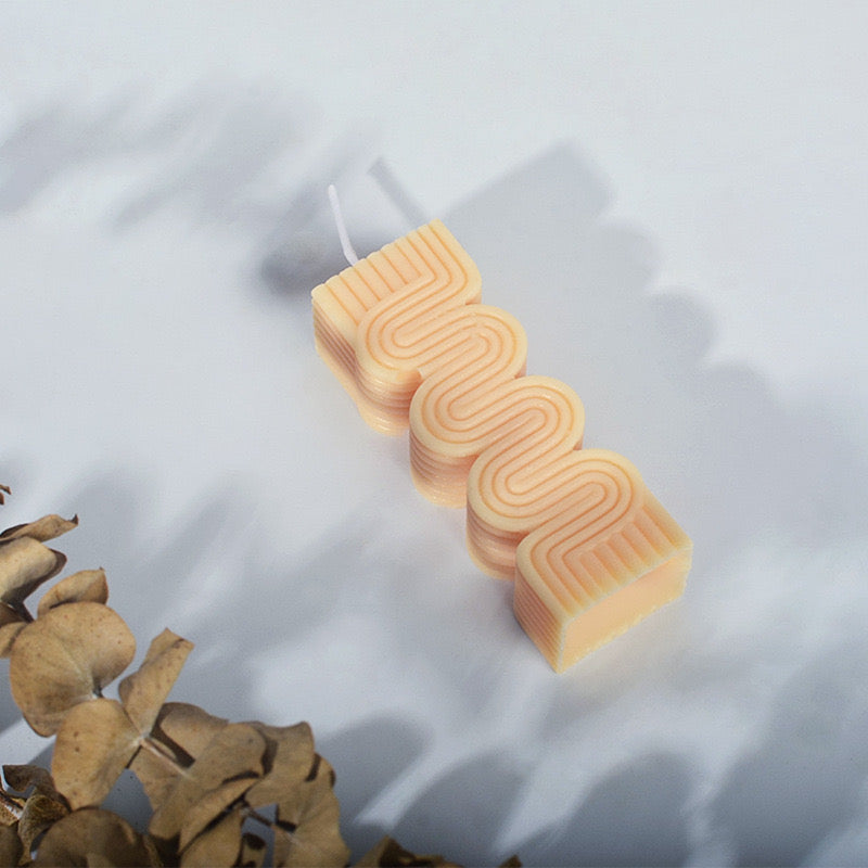 S-shaped Candle Silicone Mold
