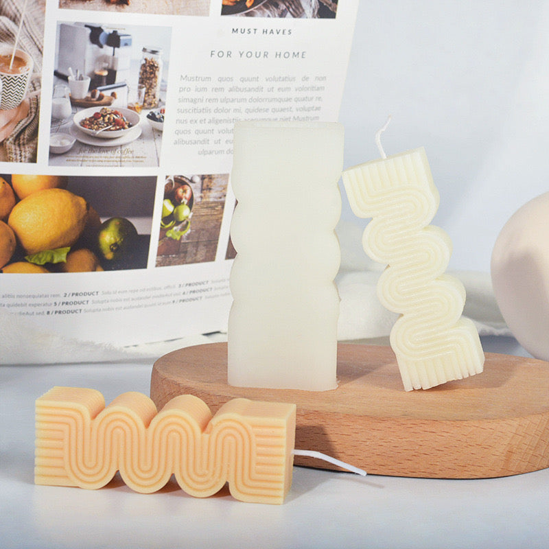 S-shaped Candle Silicone Mold