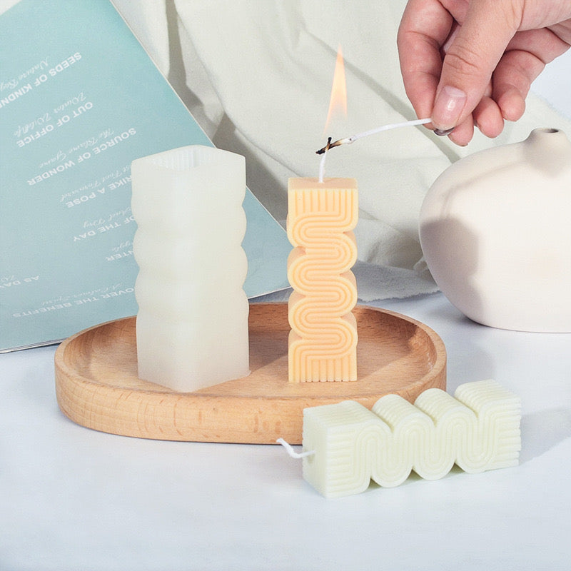 S-shaped Candle Silicone Mold