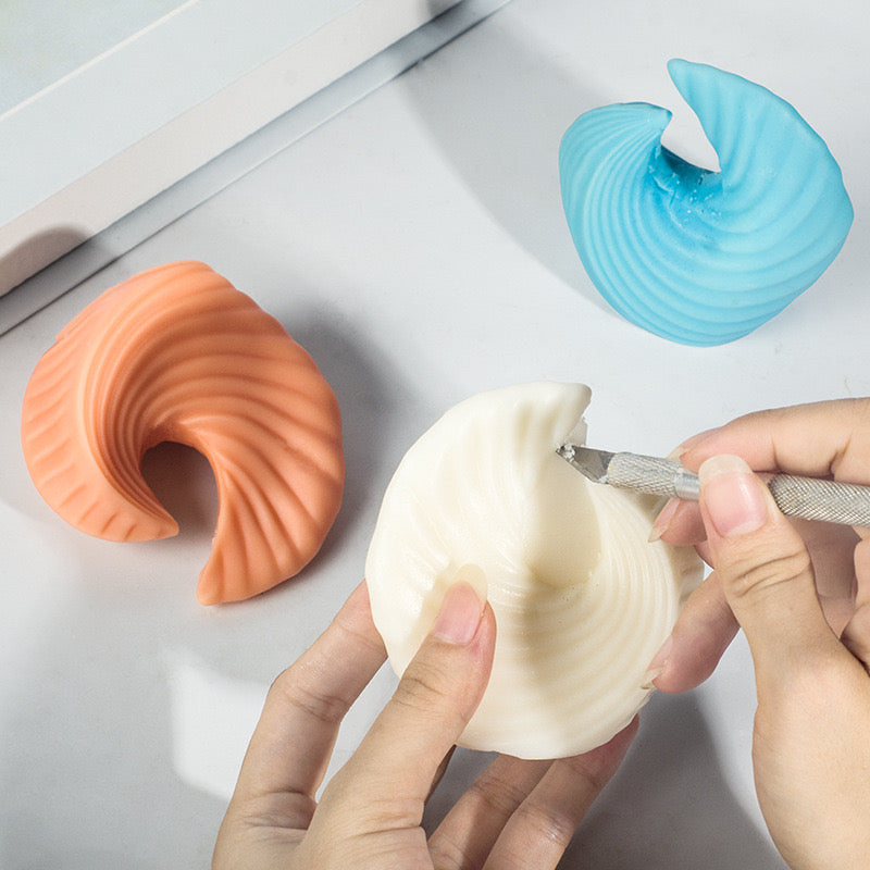 Wave Candle Silicone Mold