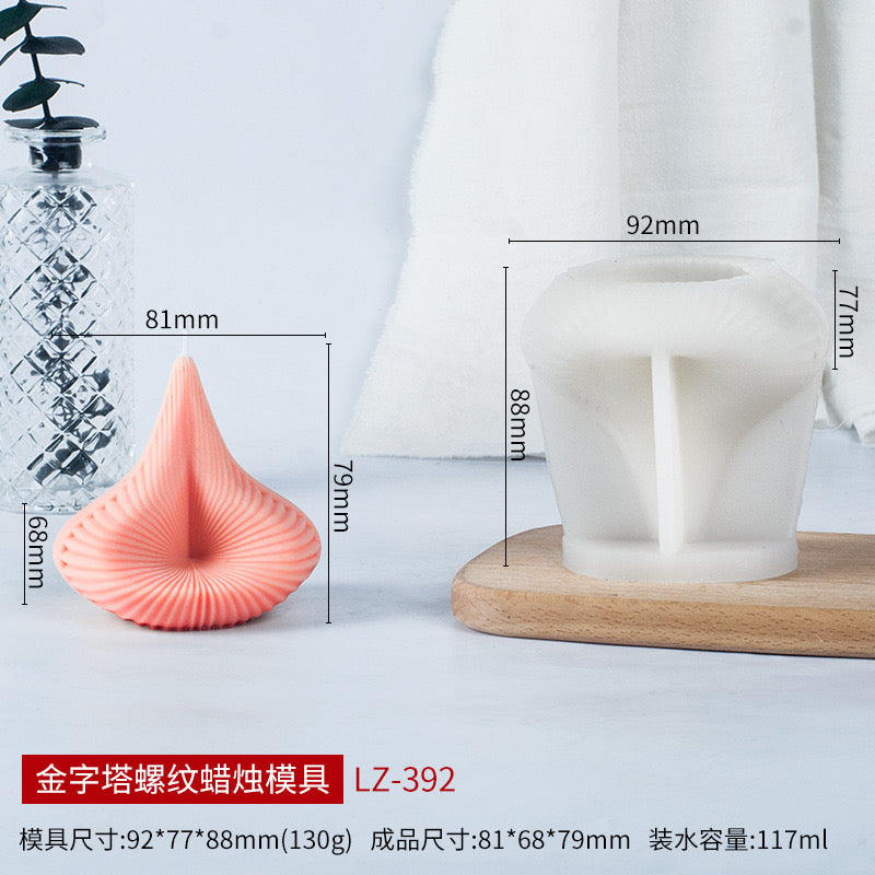 Impression Droplets Candle Silicone Mold