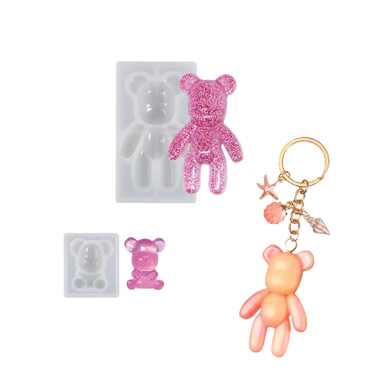 Bear Keychain Silicone Mold