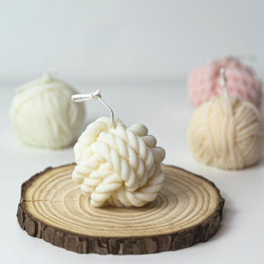 Wool Rope Candle Silicone Mold