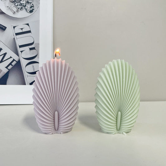N Stripes 3D Shell Candle Silicone Mold