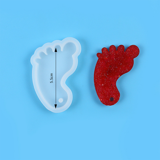 Feet Keychain Silicone Mold