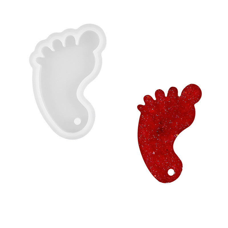 Feet Keychain Silicone Mold