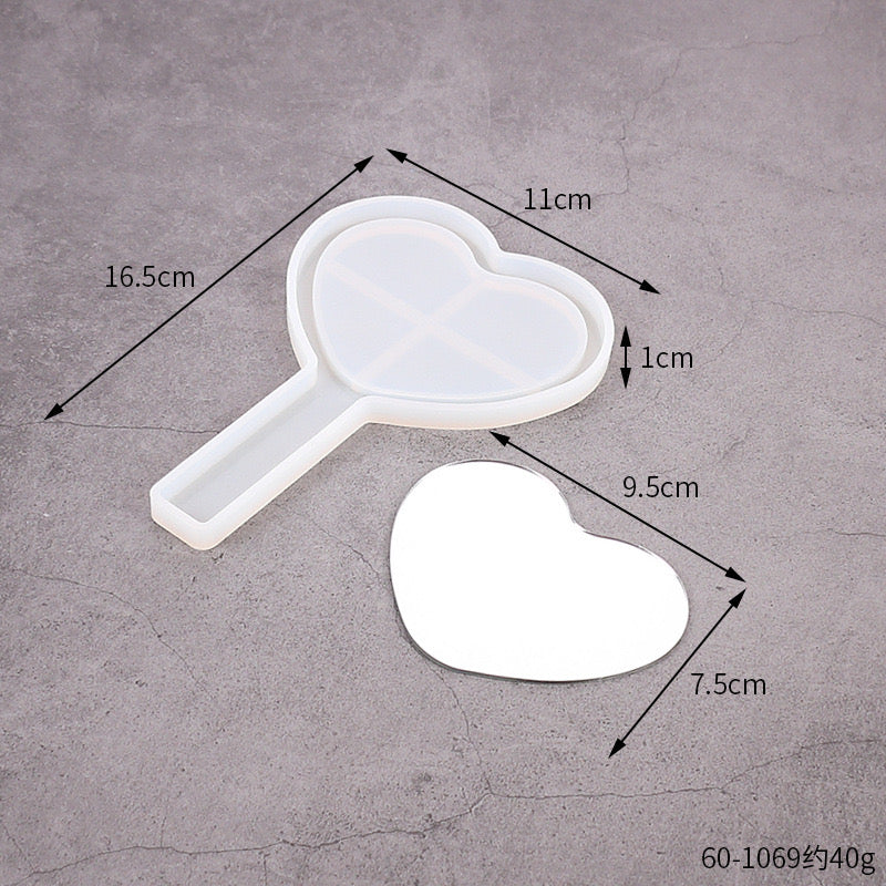 Heart Mirror Silicone Mold