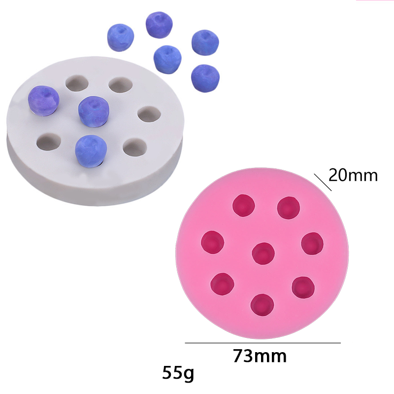 Round Cake Candle Silicone Mold