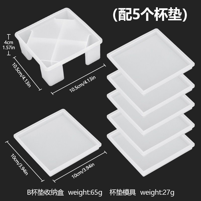 Coaster Silicone Mold