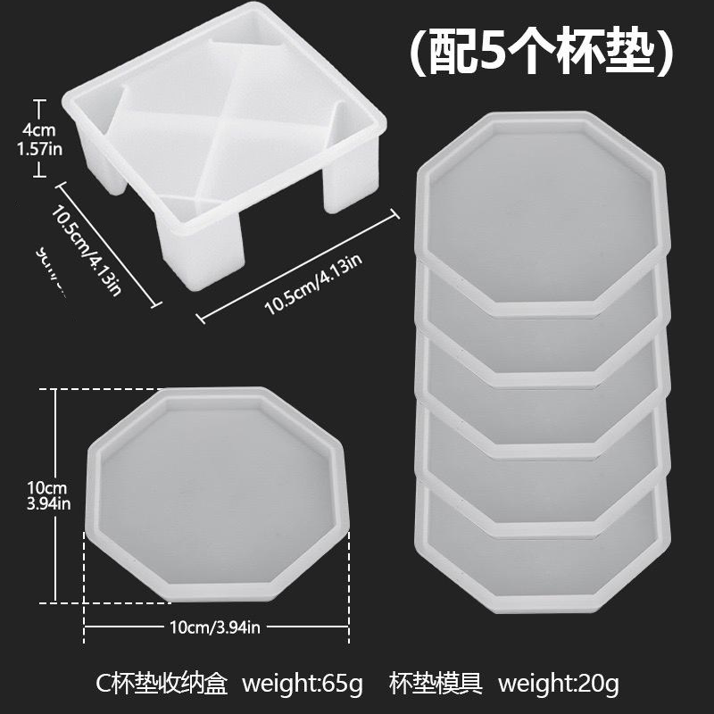 Coaster Silicone Mold