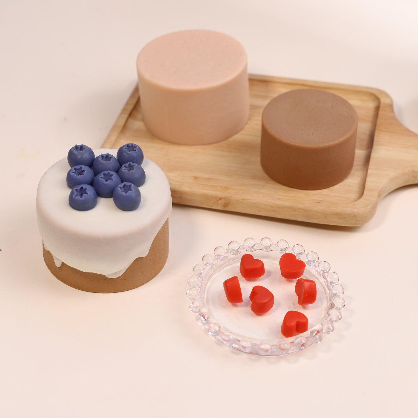 Round Cake Candle Silicone Mold