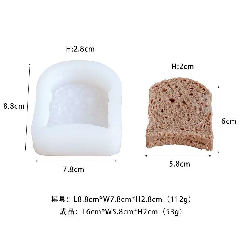 Strawberry Loaf Candle Silicone Mold