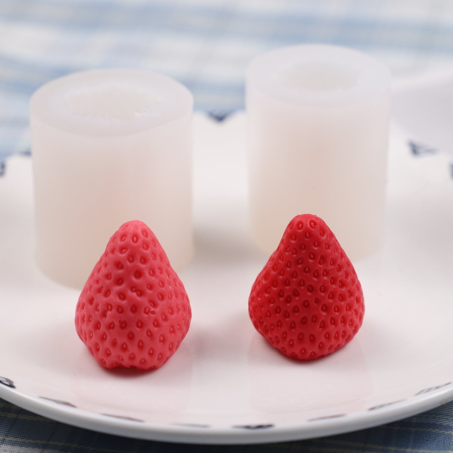 Strawberry Loaf Candle Silicone Mold