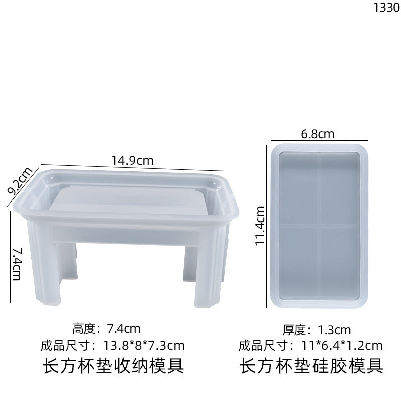 Coaster Silicone Mold