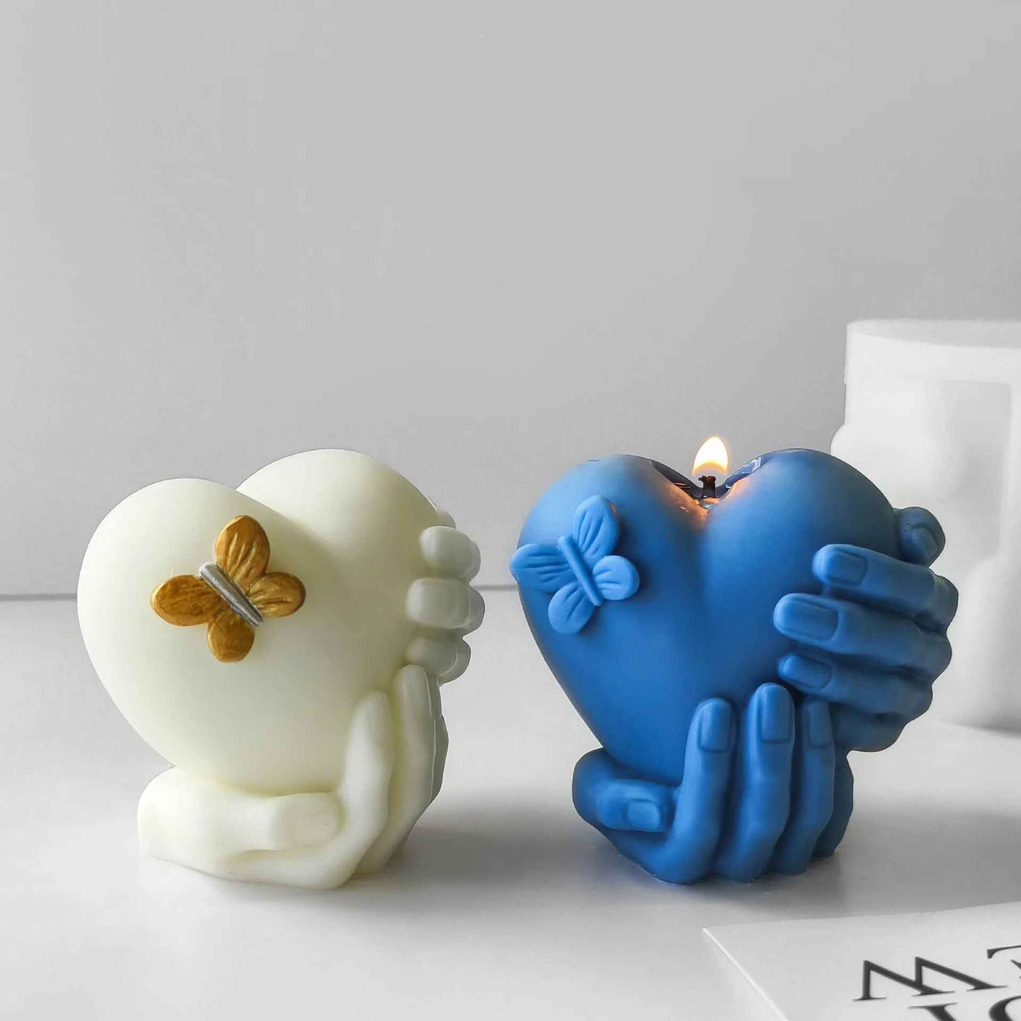 Handheld Love Candle Silicone Mold