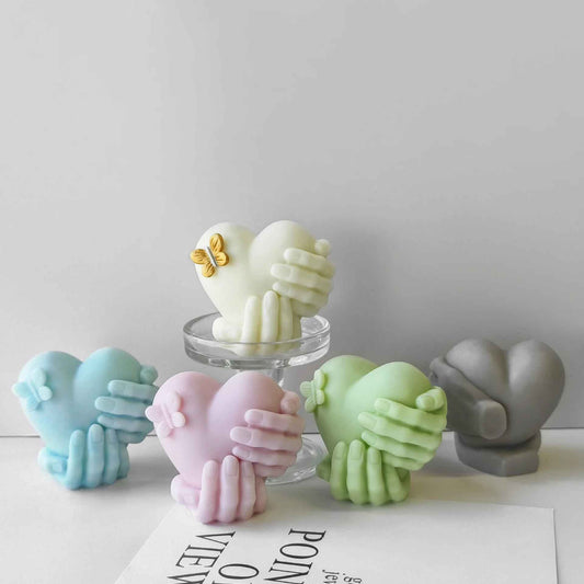 Handheld Love Candle Silicone Mold