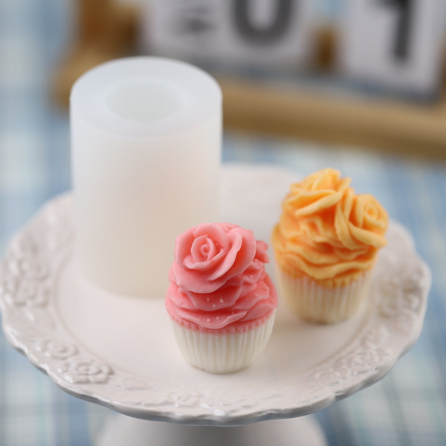Cupcake Shape Candle Silicone Mold