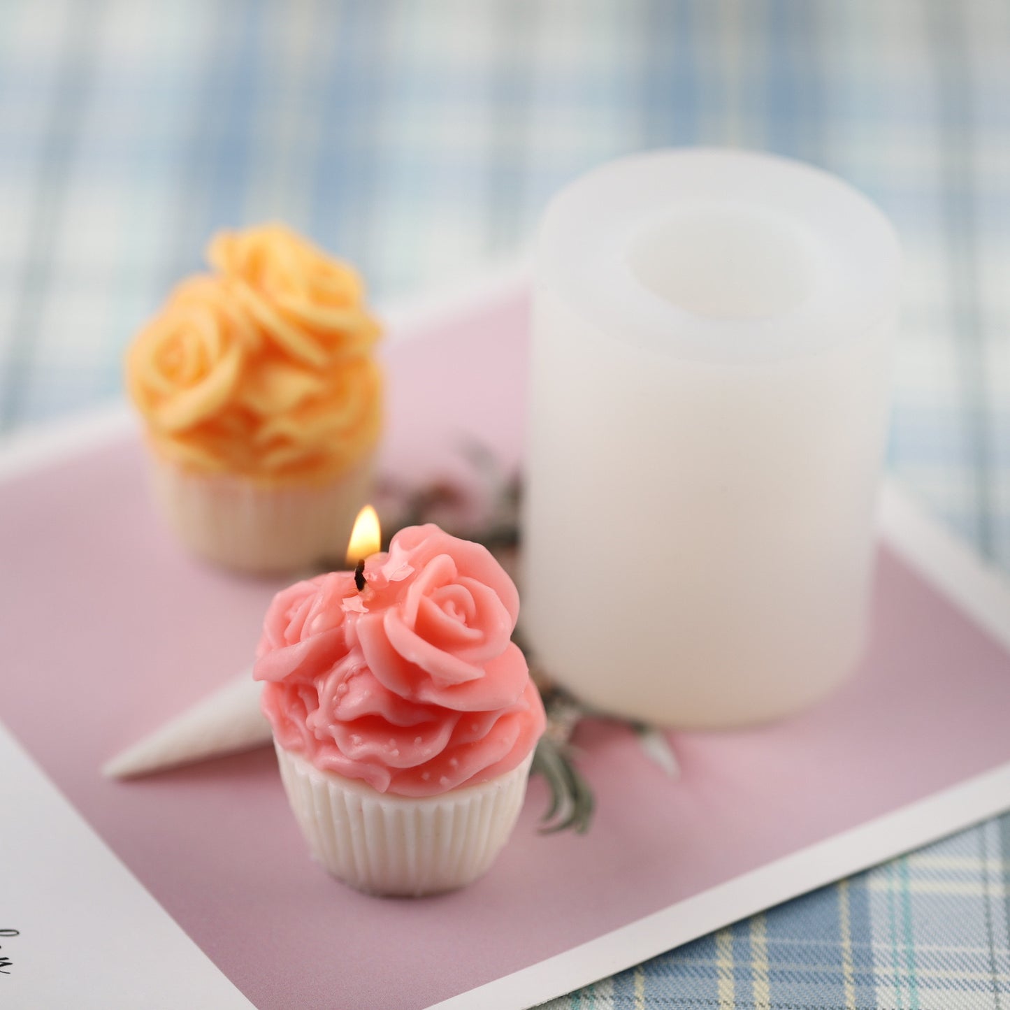 Cupcake Shape Candle Silicone Mold
