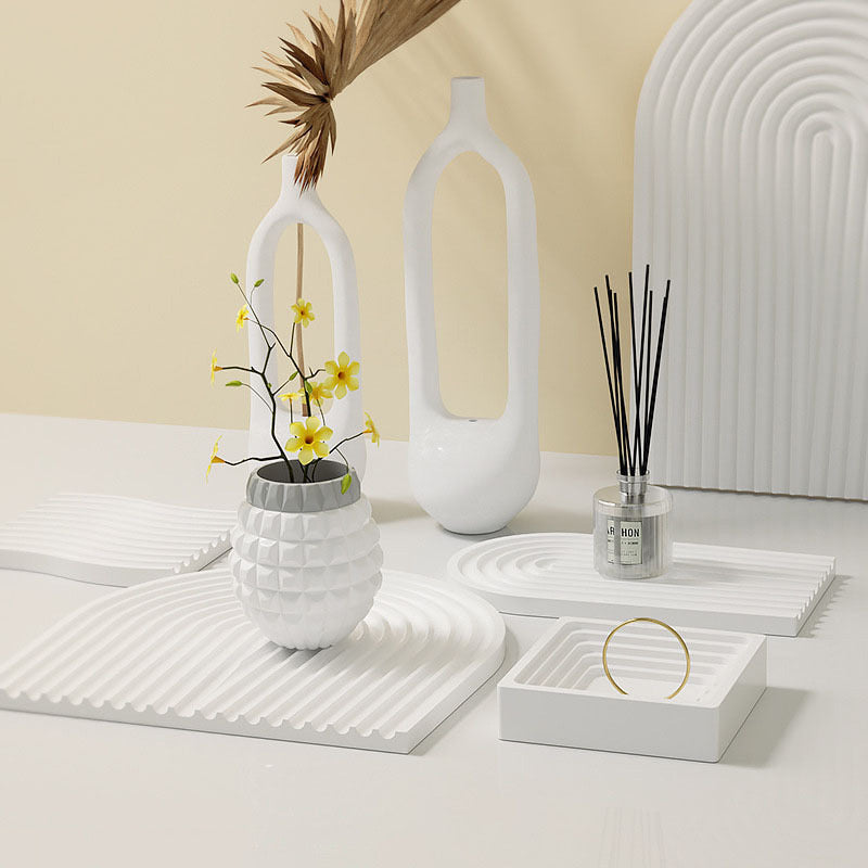 Stripped Arch U-Shape Tray Silicone Mold