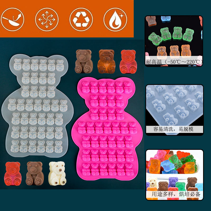 Bear Charm Silicone Mold