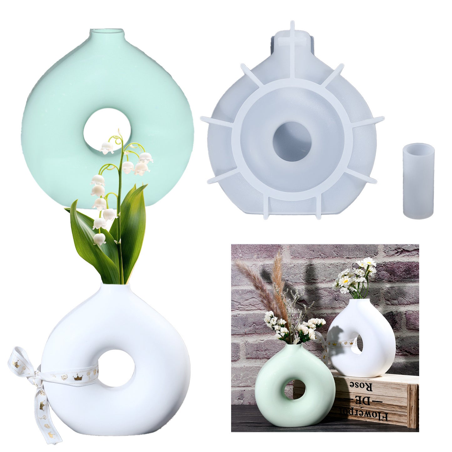 Donut Vase Silicone Mold