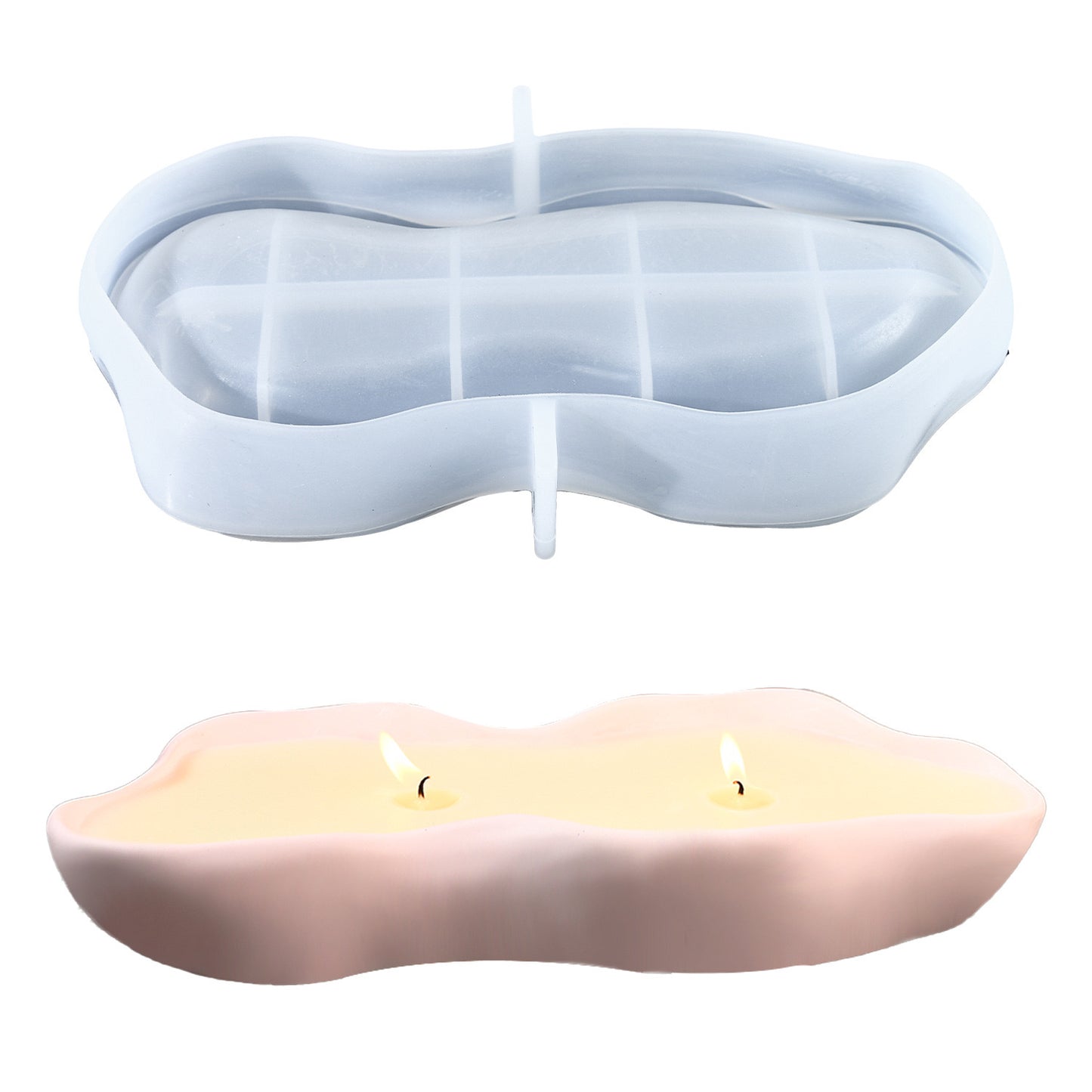 Irregular Candle Dish Mold