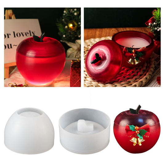 Apple Shape Candle Jar Mold
