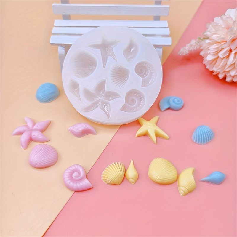 Mini Shell Charm Silicone Mold