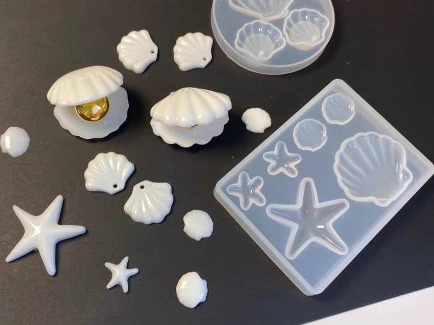 Mini Shell Charm Silicone Mold