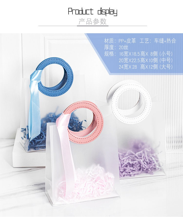 Frosted Plastic Gift bag