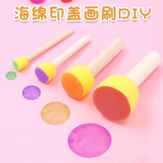 Round Sponges Brush