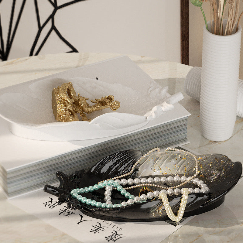 Feather Trinket Tray Silicone Mold