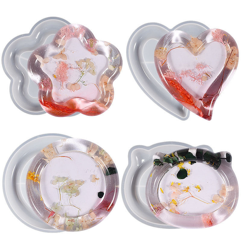 Heart Shaped Trinket Tray Storage Mold
